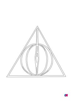Coloriage Harry Potter - Les reliques de la mort