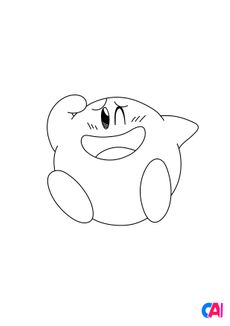 Coloriage de Kirby - Kirby 3