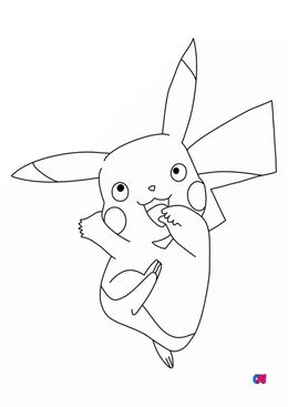 Coloriage Pokémon - Pikachu Pokemon