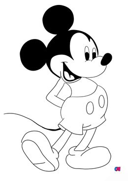 Coloriages à imprimer Disney - Mickey