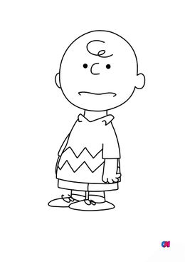 Coloriage Snoopy - Charlie Brown