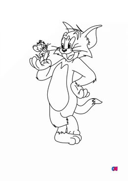 Coloriage Tom et Jerry - Tom et Jerry 2
