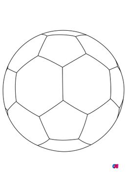 Coloriage Football - Ballon de football