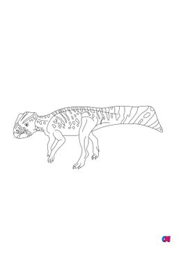 Coloriage de dinosaures - Koreaceratops