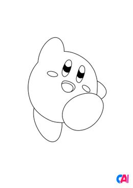 Coloriage de Kirby - Kirby 2