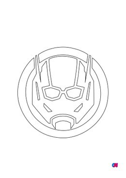 Coloriage Avengers - Logo Ant-Man