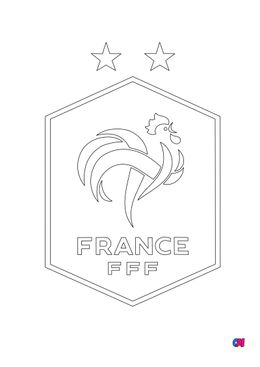 Coloriage Football - Équipe de France