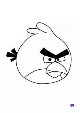 Coloriage Angry Birds - Red
